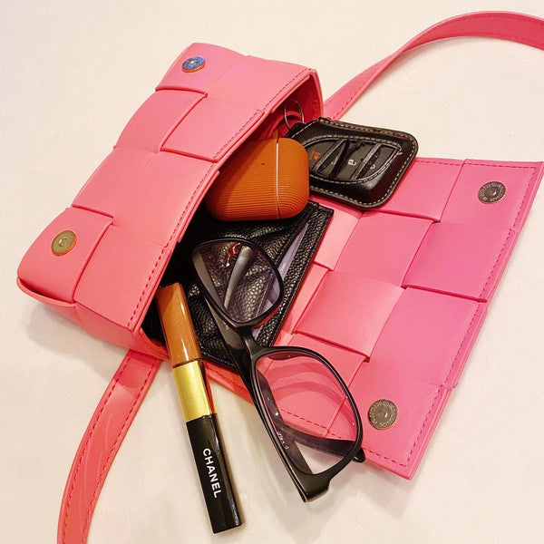 Candy Cube Woven Sling Bag - Spicie's Boutique
