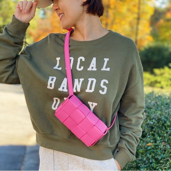 Candy Cube Woven Sling Bag - Spicie's Boutique