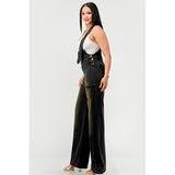 Urban Noir Denim Overalls Black Jumpsuit - Spicie's Boutique
