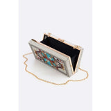 QUEEN Poker Iconic Rhinestone Party Box Clutch - Spicie's Boutique