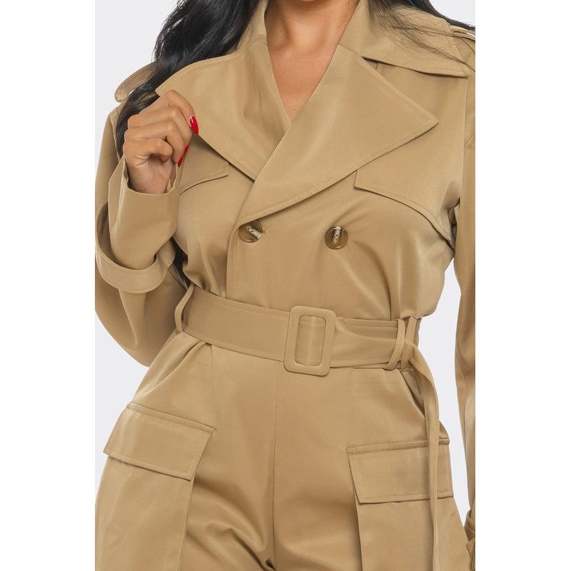 Sophisticated Utility Romper