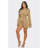 Sophisticated Utility Romper