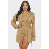 Sophisticated Utility Romper