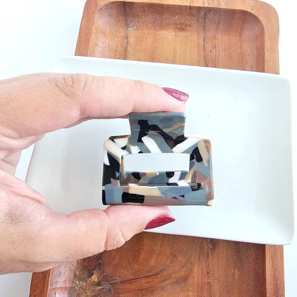 Carly Hair Claw - Camo - Spicie's Boutique