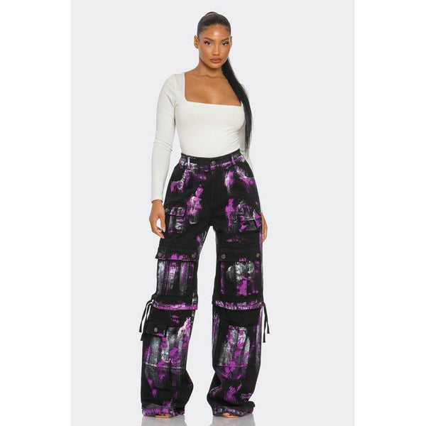 Urban Graffiti Cargo Pants - Spicie's Boutique