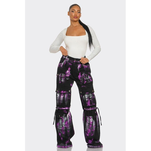 Urban Graffiti Cargo Pants - Spicie's Boutique
