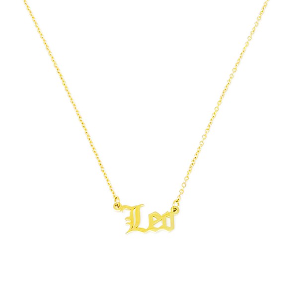 Old English Zodiac Necklace - Spicie's Boutique