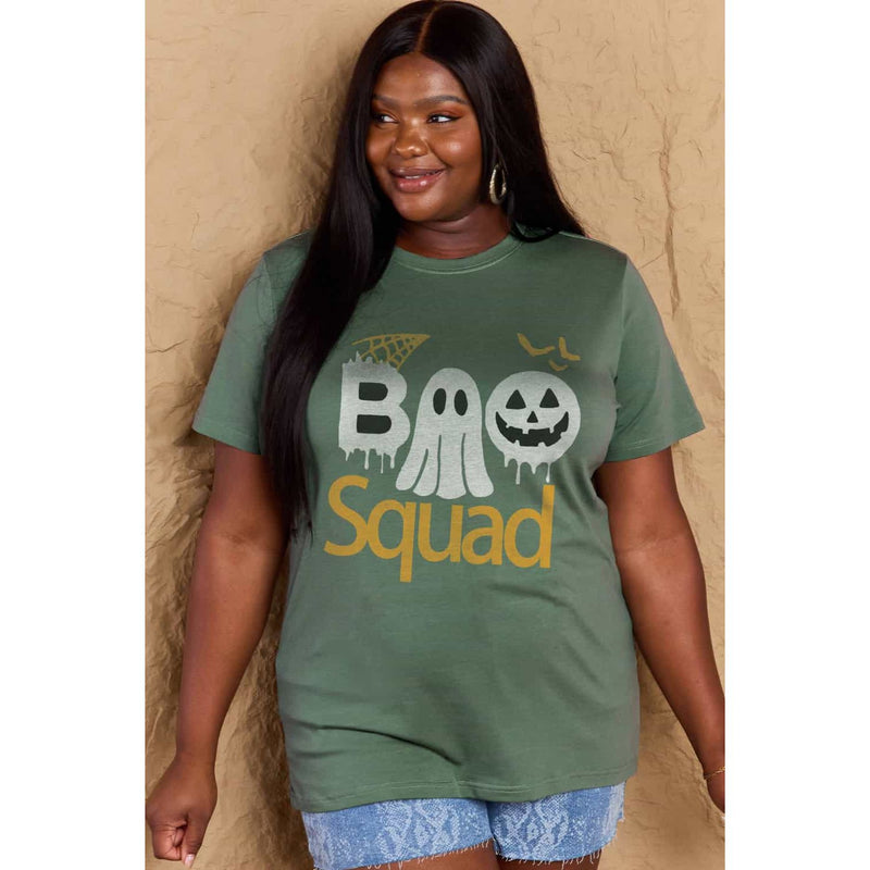 BOO SQUAD Graphic Cotton T-Shirt - Spicie's Boutique