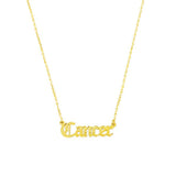 Old English Zodiac Necklace - Spicie's Boutique