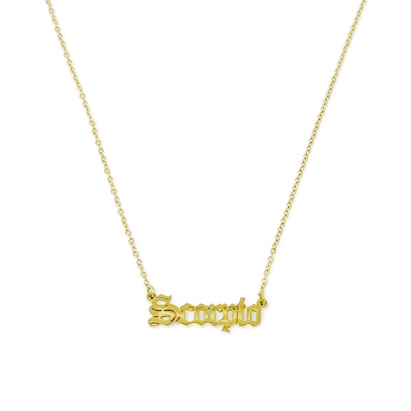 Old English Zodiac Necklace - Spicie's Boutique