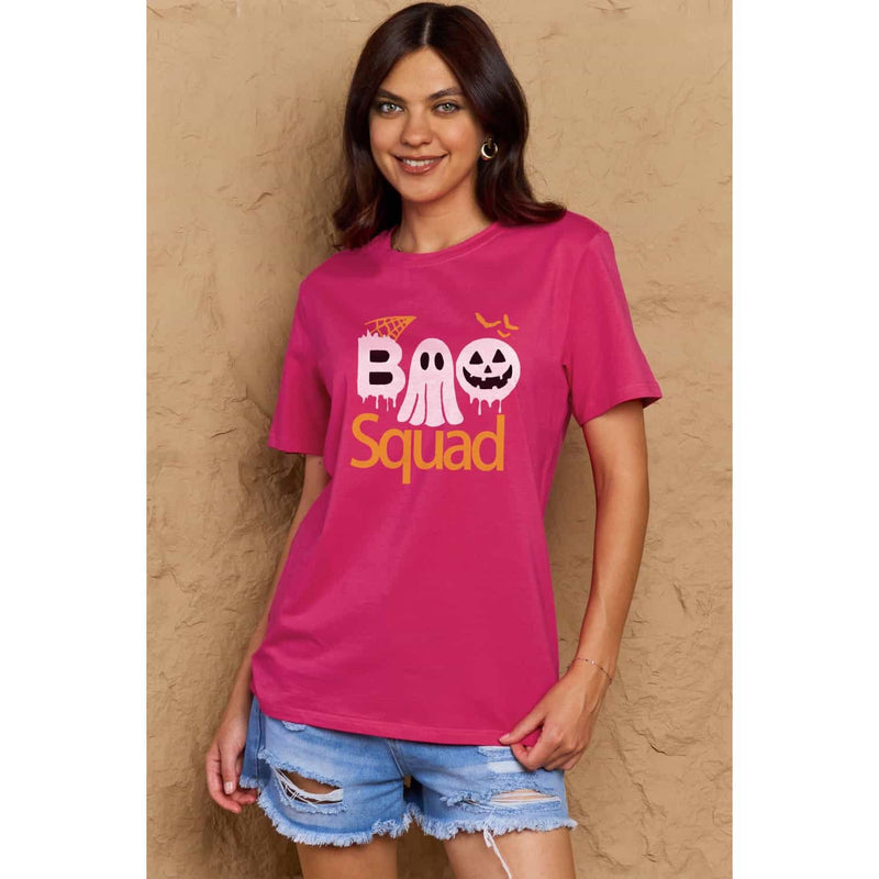 BOO SQUAD Graphic Cotton T-Shirt - Spicie's Boutique