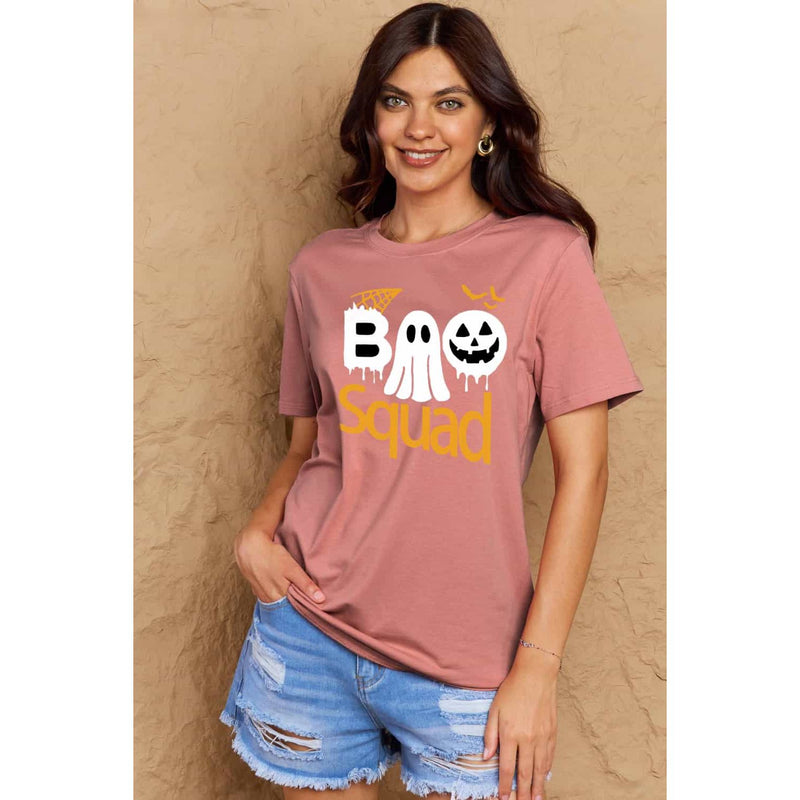 BOO SQUAD Graphic Cotton T-Shirt - Spicie's Boutique