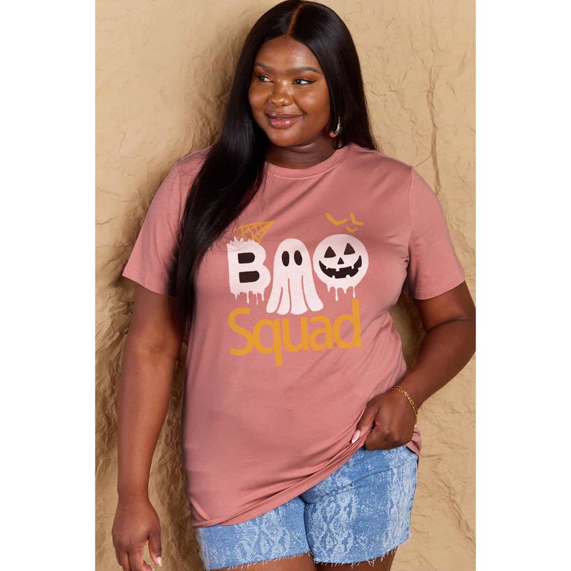 BOO SQUAD Graphic Cotton T-Shirt - Spicie's Boutique