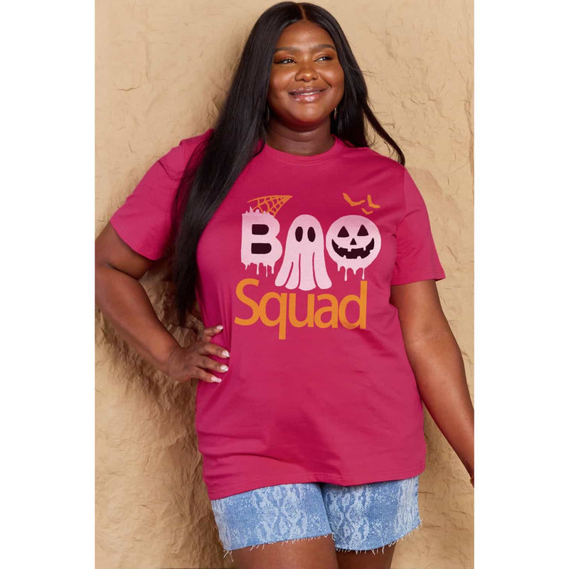 BOO SQUAD Graphic Cotton T-Shirt - Spicie's Boutique