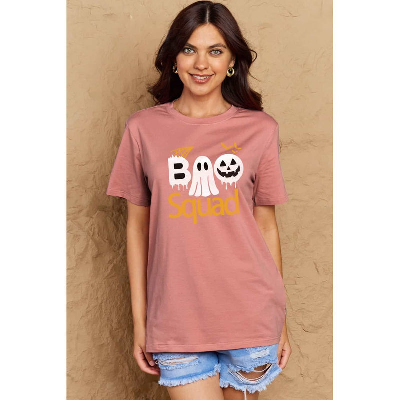 BOO SQUAD Graphic Cotton T-Shirt - Spicie's Boutique