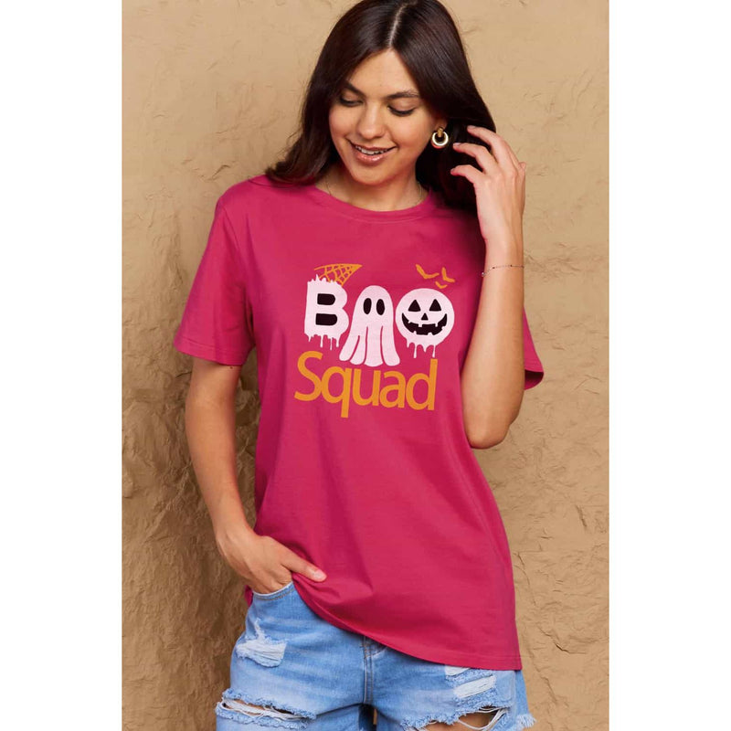 BOO SQUAD Graphic Cotton T-Shirt - Spicie's Boutique