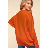 Haptics Metallic Glitter Embroidery Sweater - Spicie's Boutique