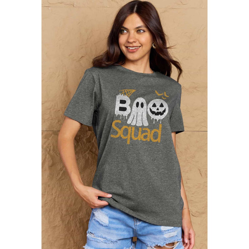 BOO SQUAD Graphic Cotton T-Shirt - Spicie's Boutique