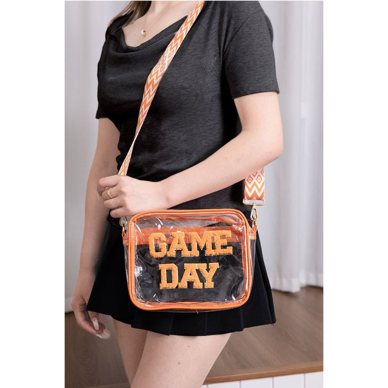 Zenana GAME DAY Stadium Approved Transparent Crossbody Bag - Spicie's Boutique