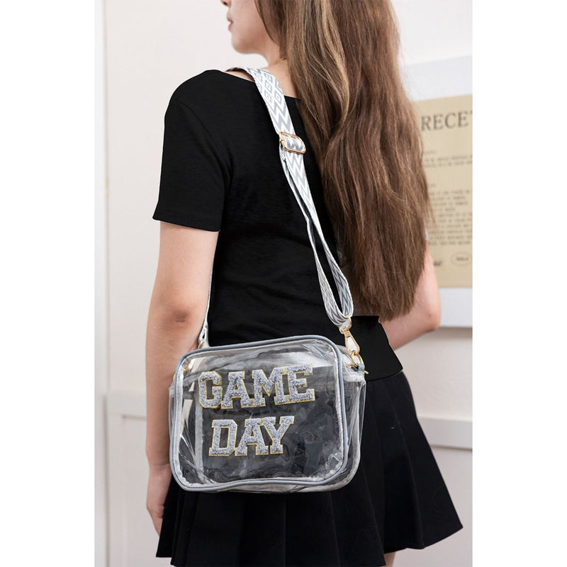 Zenana GAME DAY Stadium Approved Transparent Crossbody Bag - Spicie's Boutique