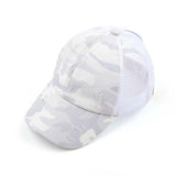 CC Camo Criss-Cross Ponytail Caps