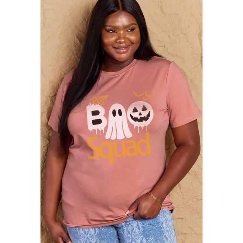 BOO SQUAD Graphic Cotton T-Shirt - Spicie's Boutique