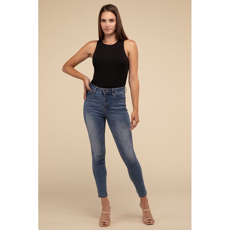 Boat Neck Sleeveless Padded Bodysuit - Spicie's Boutique