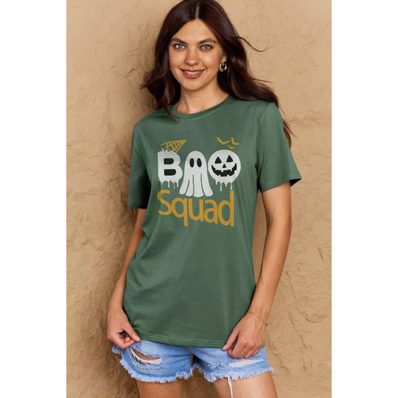 BOO SQUAD Graphic Cotton T-Shirt - Spicie's Boutique