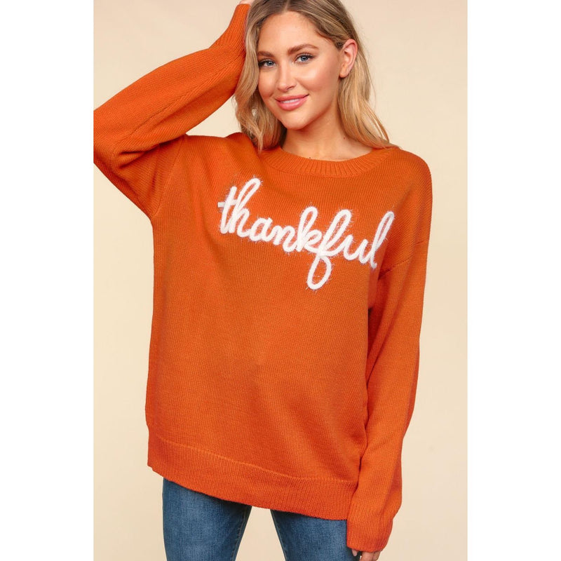 Haptics Metallic Glitter Embroidery Sweater - Spicie's Boutique