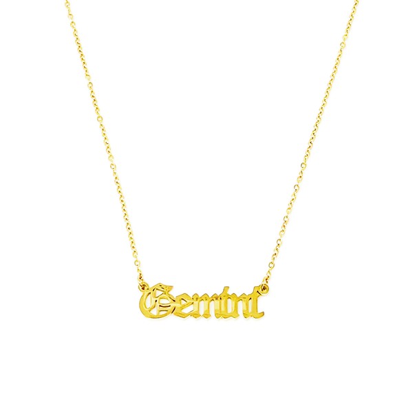 Old English Zodiac Necklace - Spicie's Boutique
