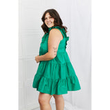 Hailey & Co Play Date Full Size Ruffle Dress - Spicie's Boutique