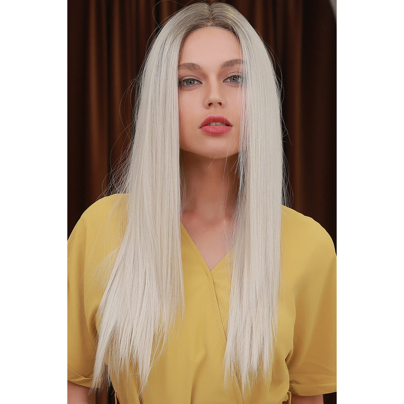 13*2" Lace Front Wigs Synthetic Long Straight 26" Heat Safe 150% Density - Spicie's Boutique