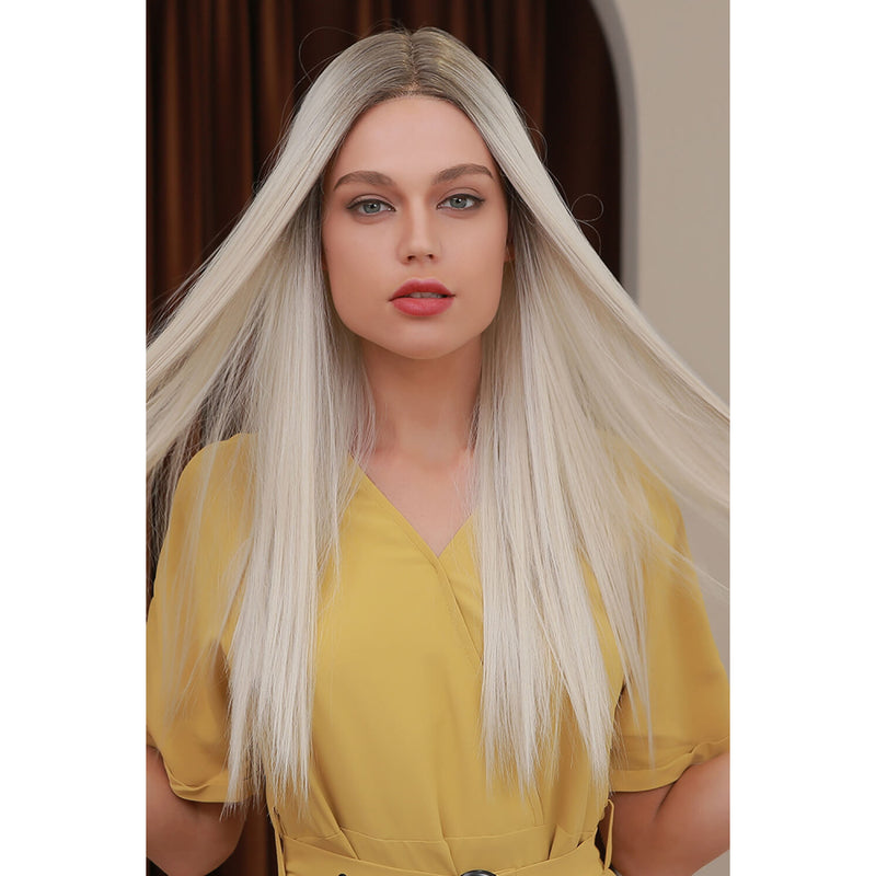 13*2" Lace Front Wigs Synthetic Long Straight 26" Heat Safe 150% Density - Spicie's Boutique