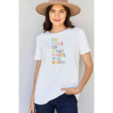 Slogan Graphic T-Shirt - Spicie's Boutique