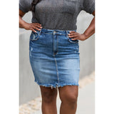 Amelia Denim Mini Skirt - Spicie's Boutique