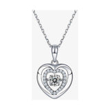 Moissanite Heart Pendant Necklace - Spicie's Boutique