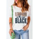 Slogan Graphic Round Neck T-Shirt - Spicie's Boutique