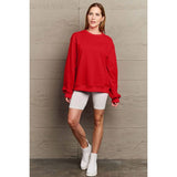 Simply Love Full Size IF I'M TOO MUCH THEN GO FIND LESS Round Neck Sweatshirt - Spicie's Boutique