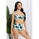 Marina West Swim Take A Dip Twist High-Rise Bikini in Forest - Spicie's Boutique