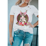 Easter Graphic Distressed Tee Shirt