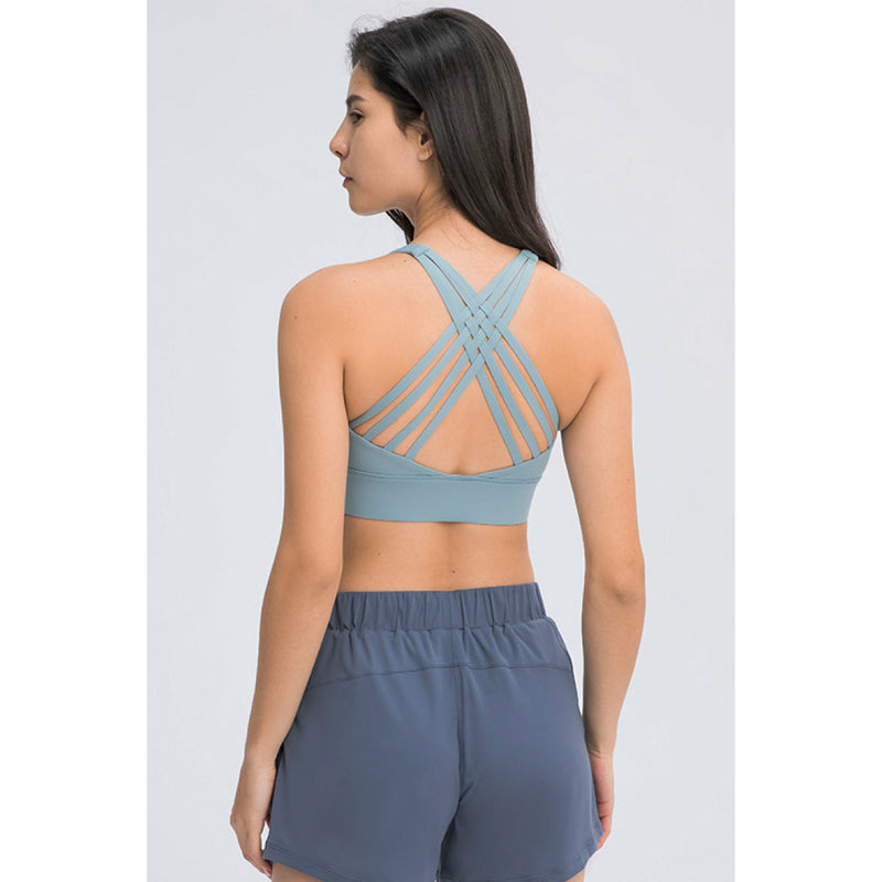 Eight Strap Sports Bra - Spicie's Boutique