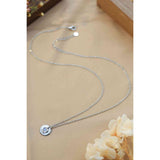 Moonstone LOVE Heart Pendant 925 Sterling Silver Necklace - Spicie's Boutique