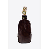 Adjustable Strap PU Leather Sling Bag - Spicie's Boutique
