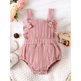Baby Girl Textured Ruffled Bodysuit - Spicie's Boutique