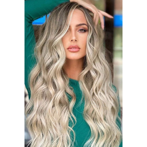 Full Machine Made Long Wave Wigs 26'' - Spicie's Boutique