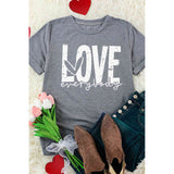 LOVE EVERYBODY Short Cuffed Sleeve T-Shirt - Spicie's Boutique