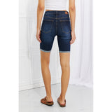 Judy Blue Lucy High Rise Patch Bermuda Shorts - Spicie's Boutique
