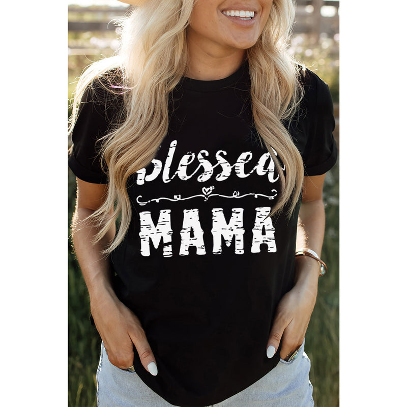 BLESSED MAMA Graphic Tee - Spicie's Boutique