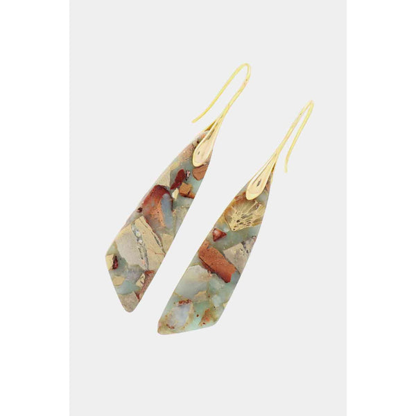 Handmade Natural Stone Dangle Earrings - Spicie's Boutique