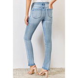 Kancan Mid Rise Y2K Slit Bootcut Jeans - Spicie's Boutique